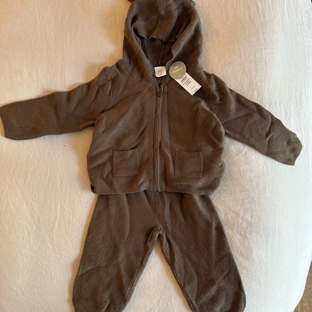 Baby GAP Cashsoft Brown sweater Baby Outfit
